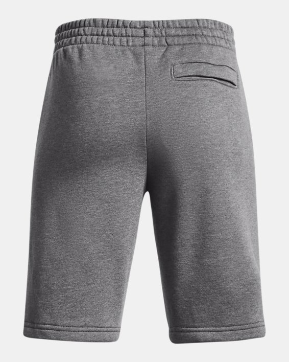 Boys' UA Rival Fleece Shorts, Gray, pdpMainDesktop image number 1